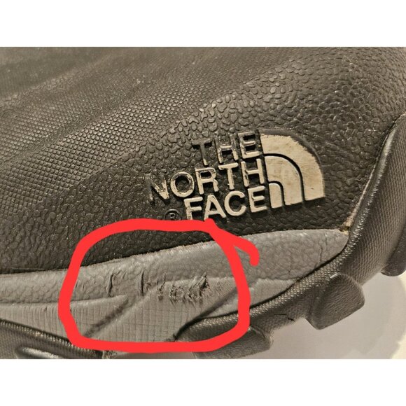 NorthFace Black Slip-on Winter Insulated Boots Heat Seeker 200 Gram Mens Size 12 - Picture 2 of 15